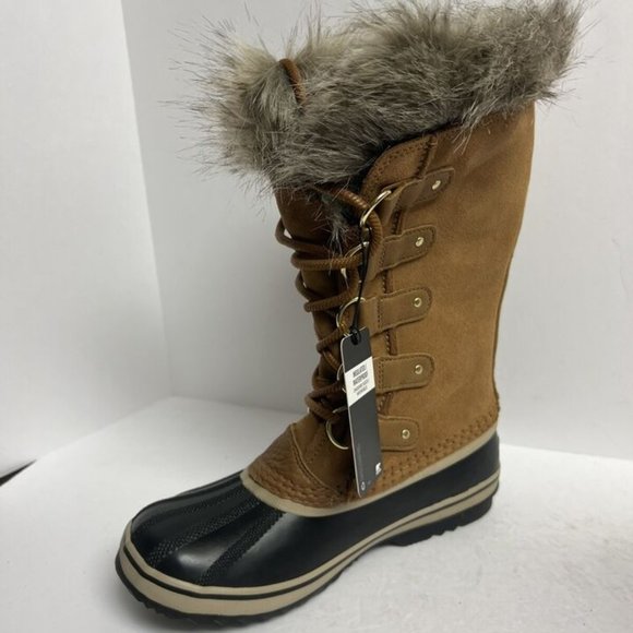 Sorel Women's Joan Of Arctic Waterproof Winter Boots Brown, Size 8M - Picture 2 of 6